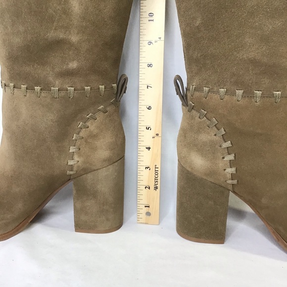 New Tory Burch Contraire Suede 90mm Knee Boot - Picture 9 of 16